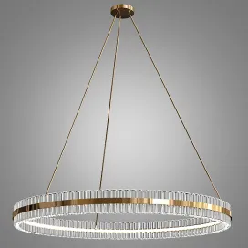 Kash curve baguette chandelier